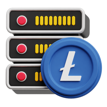 Servidor de moedas lite  3D Icon