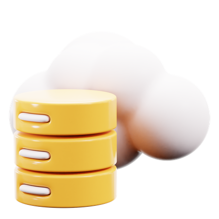 Servidor en la nube  3D Icon