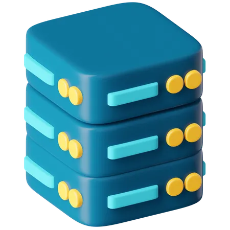 Rack de servidores  3D Icon