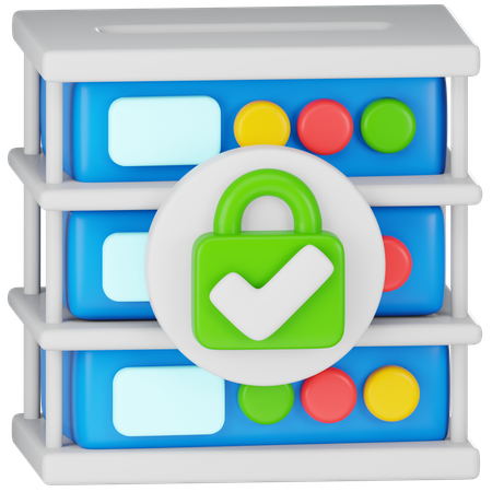 Rack de servidores  3D Icon