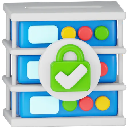 Rack de servidores  3D Icon