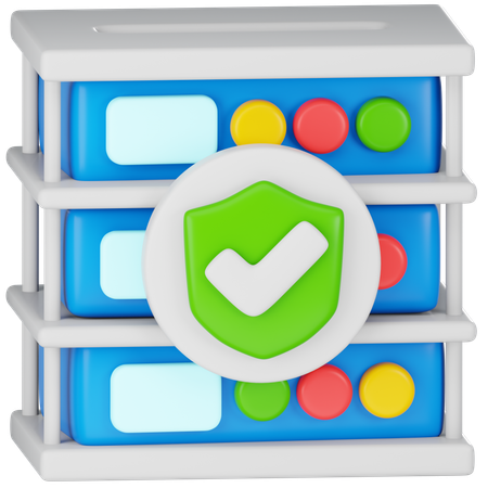 Rack de servidores  3D Icon