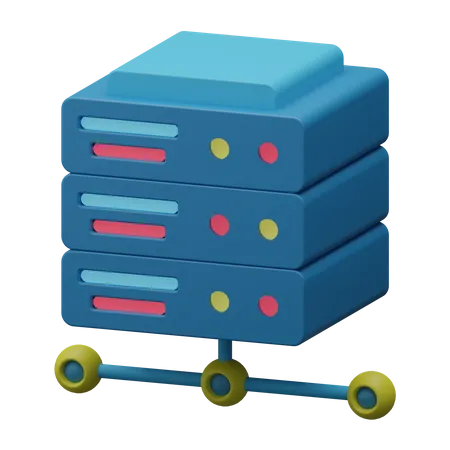 Roteador de servidor  3D Icon