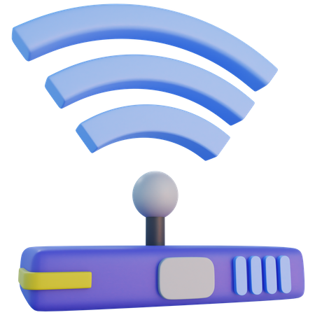 Servidor wi-fi  3D Icon