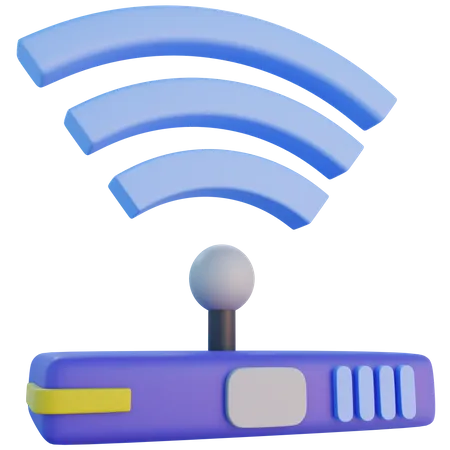 Servidor wifi  3D Icon