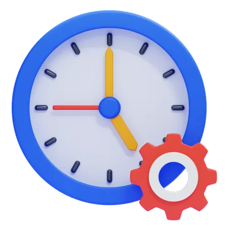 Set Clock  3D Icon