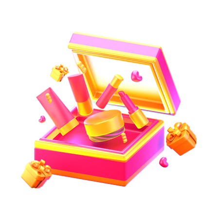 Set de regalo cosmético  3D Icon