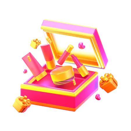 Set de regalo cosmético  3D Icon