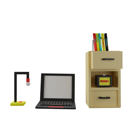 Set Of Laptops  3D Icon