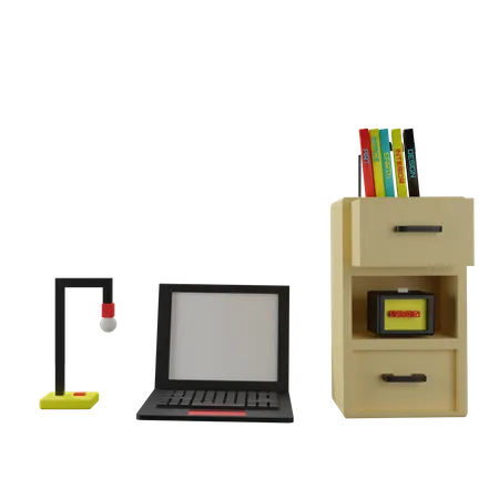 Set Of Laptops  3D Icon