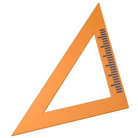 Set Square  3D Icon