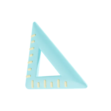 Set Square  3D Icon