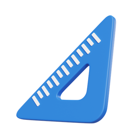 Set Square  3D Icon