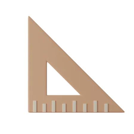 Set Square  3D Icon