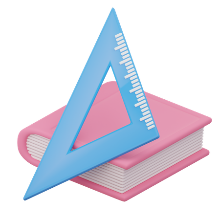 Set Square  3D Icon