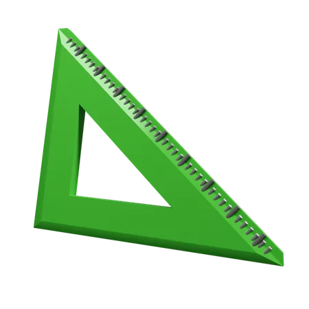 Set Square  3D Icon