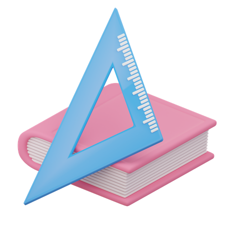 Set Square  3D Icon