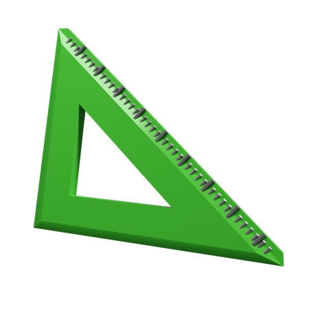 Set Square  3D Icon