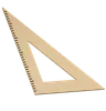 Set Square Triangle Ruler