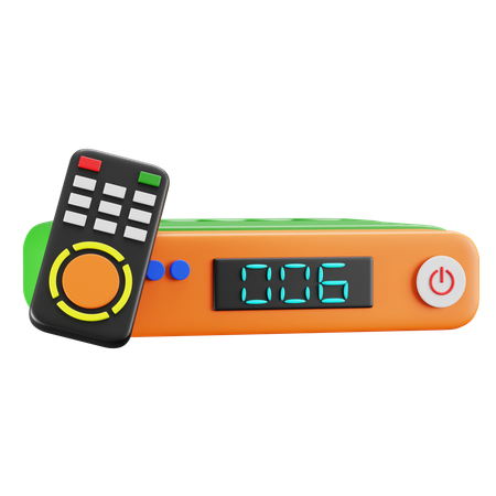 Set Top Box  3D Icon