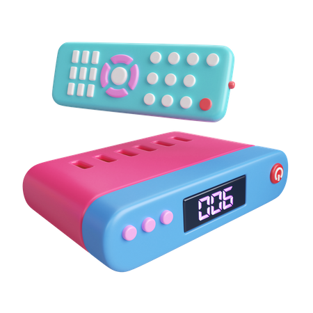Set Top Box  3D Icon