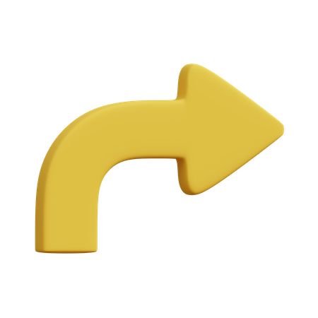 Seta ao lado  3D Icon