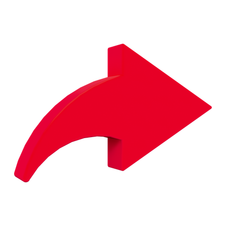 Compartilhamento de seta  3D Icon