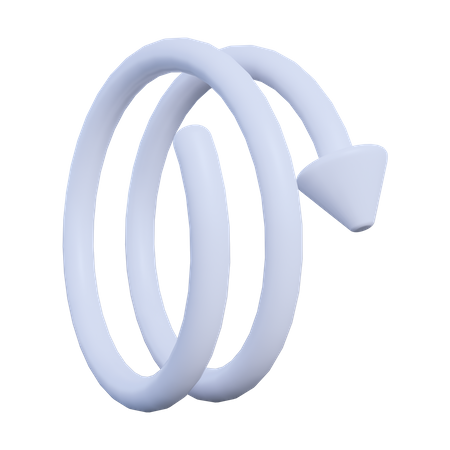 Seta de recarga  Ícone 3D