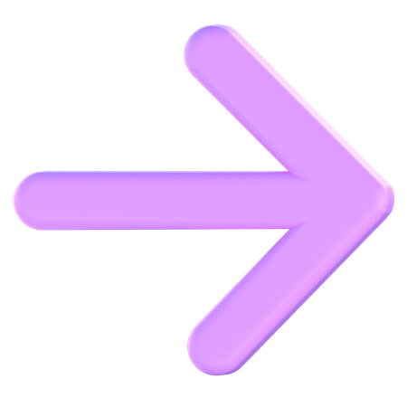 Seta direita  3D Icon