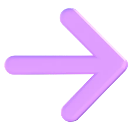 Seta direita  3D Icon