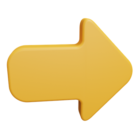 Seta direita  3D Icon