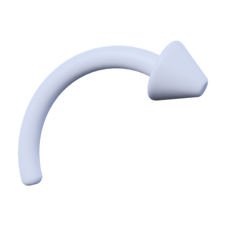 Seta direita  Ícone 3D