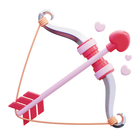 Seta do amor do cupido  3D Icon