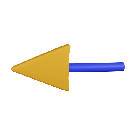 Seta esquerda  3D Icon