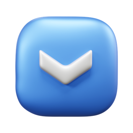 Seta para baixo  3D Icon