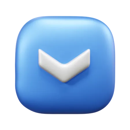 Seta para baixo  3D Icon