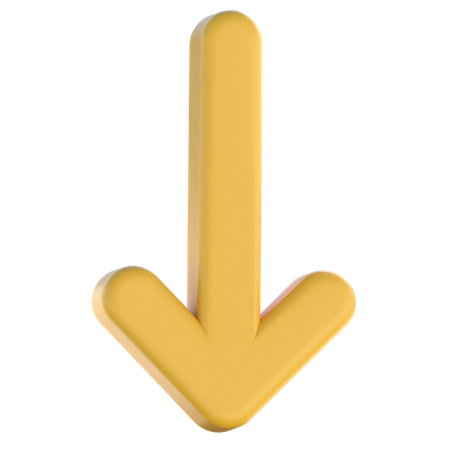 Seta para baixo  3D Icon