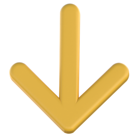 Seta para baixo  3D Icon