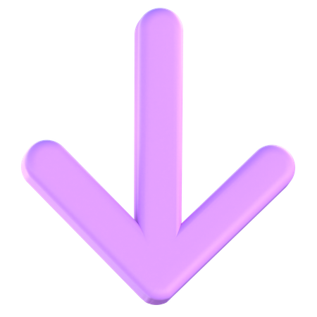 Seta para baixo  3D Icon