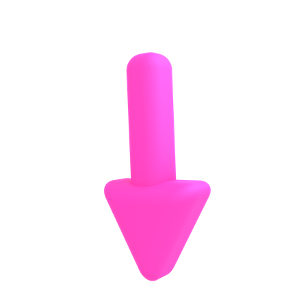 Seta para baixo  3D Icon