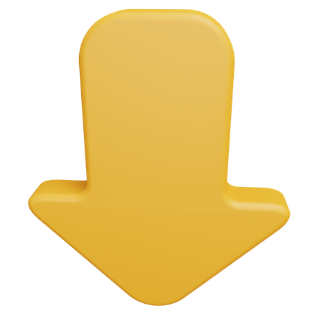 Seta para baixo  3D Icon