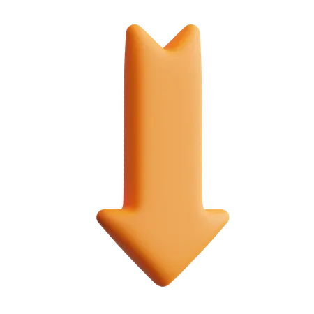 Seta para baixo  3D Icon