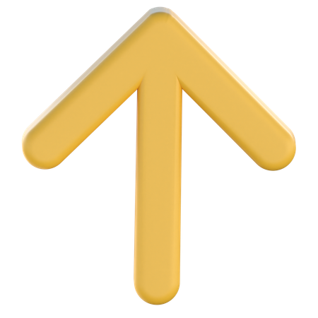 Seta para cima  3D Icon