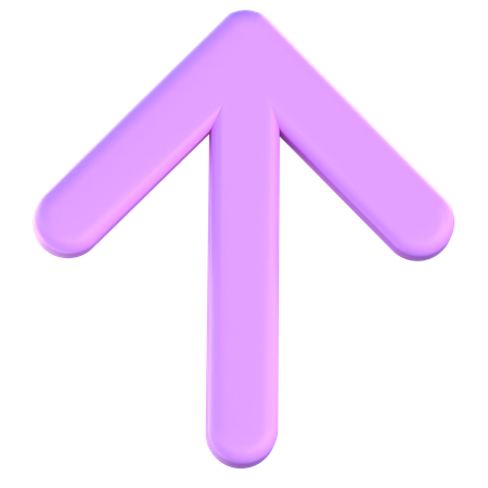 Seta para cima  3D Icon
