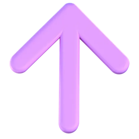 Seta para cima  3D Icon