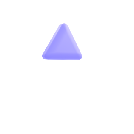 Seta para cima  3D Icon
