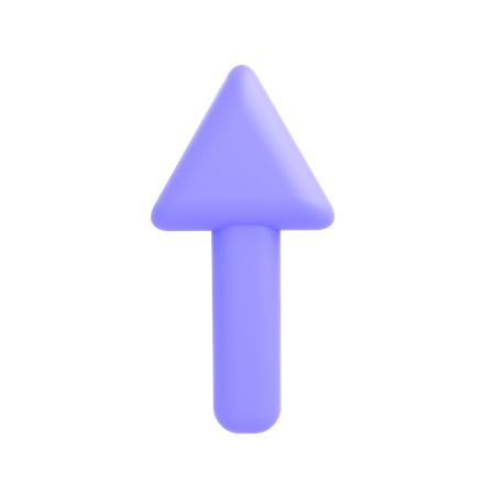 Seta para cima  3D Icon