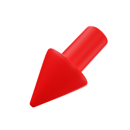 Flecha Vermelha  3D Illustration