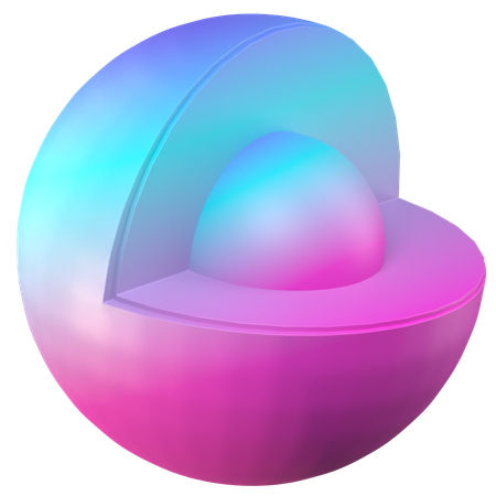 Setlingkaran Abstract Shapes  3D Icon