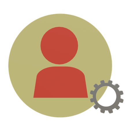 Setting Account  3D Icon